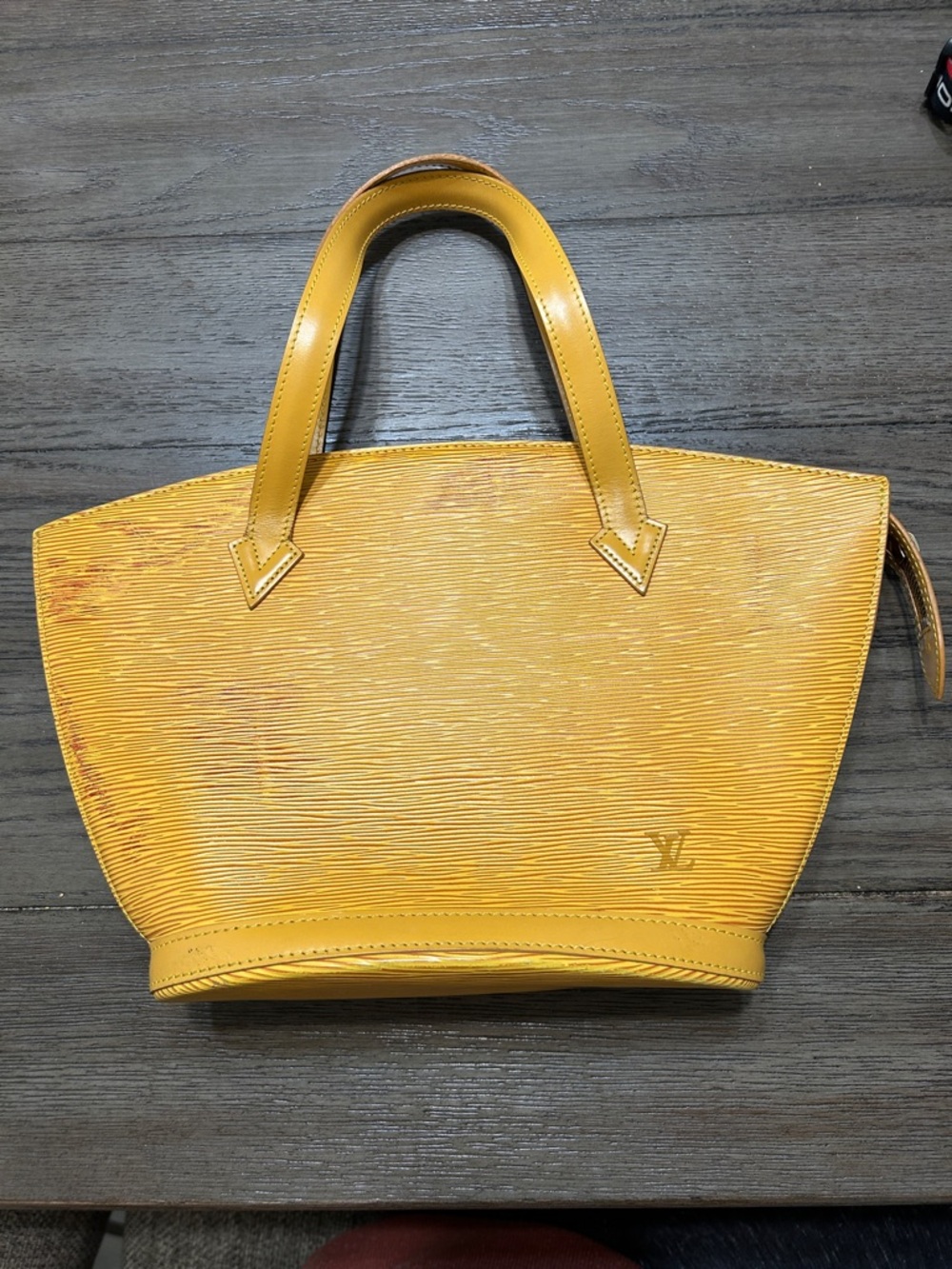 Louis Vuitton Yellow Epi Leather Top-Handle Tote